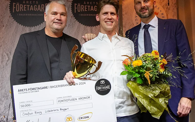 stefan_berg_arets_foretagare_i_bageribranschen_2024 Stefan, Berg Lillebros bageri vinnare Årets Företgare i bageribranschen 2024