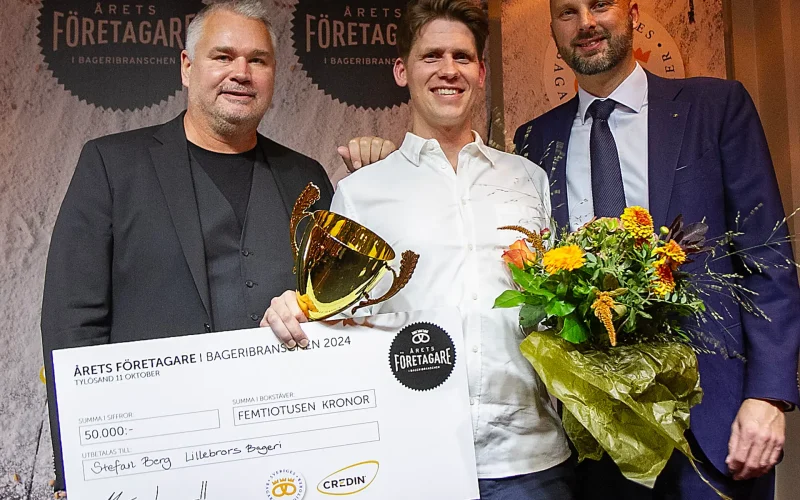 stefan_berg_arets_foretagare_i_bageribranschen_2024 Stefan, Berg Lillebros bageri vinnare Årets Företgare i bageribranschen 2024